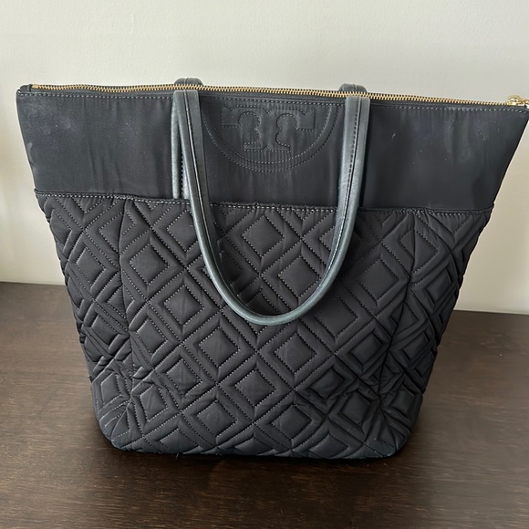 Tory Burch Quilted Tote Bag - Picture 1 of 5